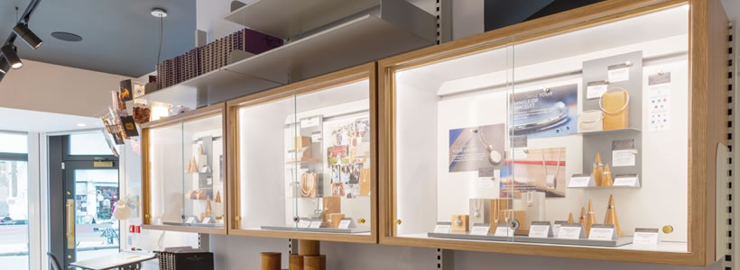 Lumsden design jewellery store in London