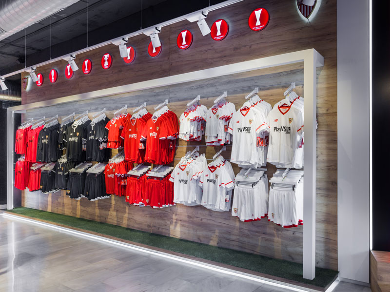Sevilla Football Club new official store by Marketing-Jazz 
