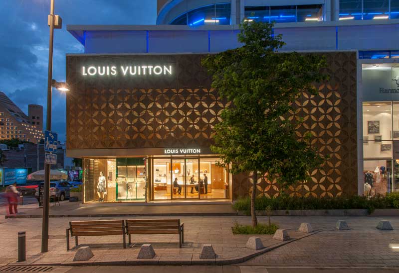 Materia architectural design for Louis Vuitton mexico city