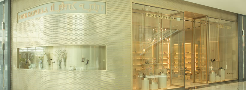 Rene Caovilla flagship store Dubai mall