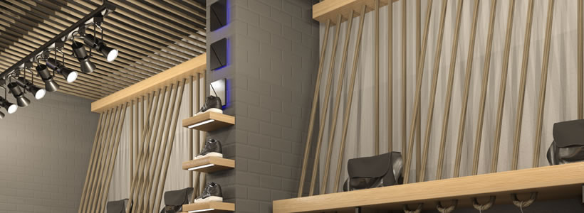 Studio SPINADESIGN progettazione concept store JAGO PEREZ