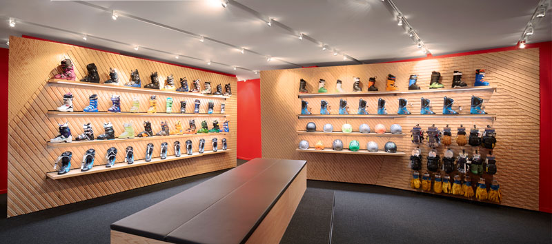 The Los Angeles Design Group designed Surefoot Retail Store in Whistler