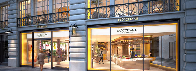 Uxus designs L’Occitane Flagship Store on Regent Street.