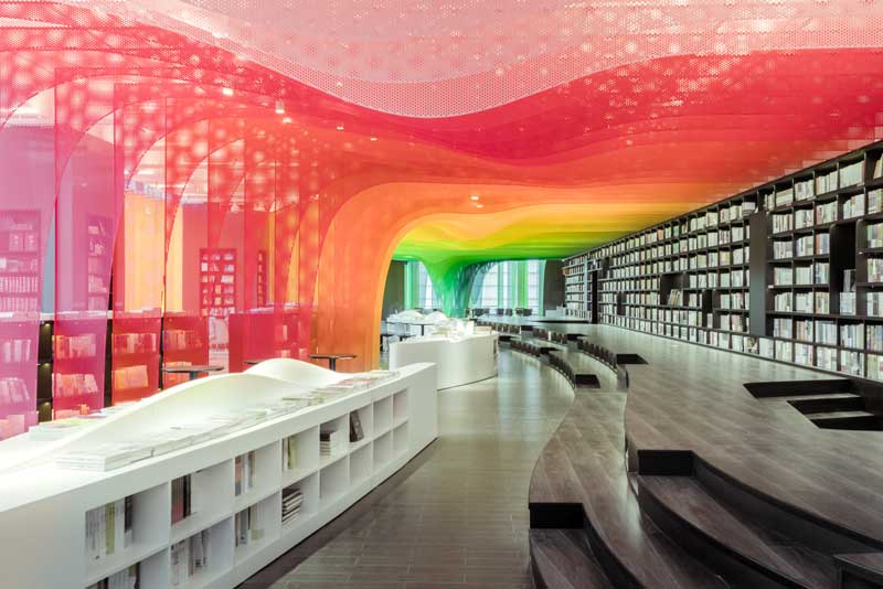 Libreria Zhongshu nella città di Suzhou in Cina.