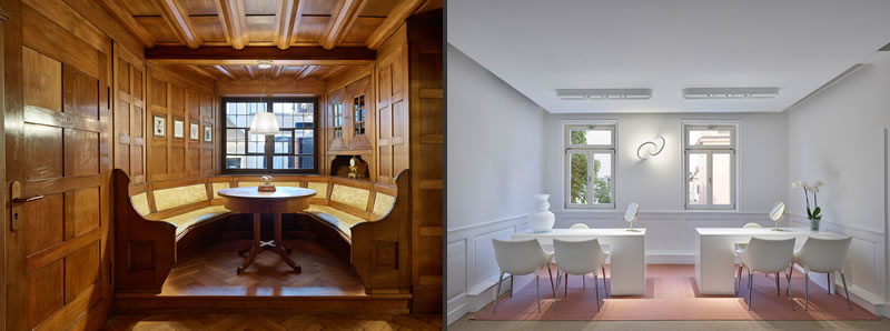 Ippolito Fleitz Group designed Hunke Jeweller and Optician Shop