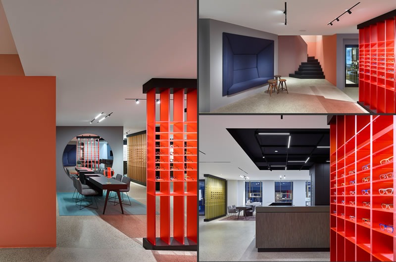Ippolito Fleitz Group designed Hunke Jeweller and Optician Shop