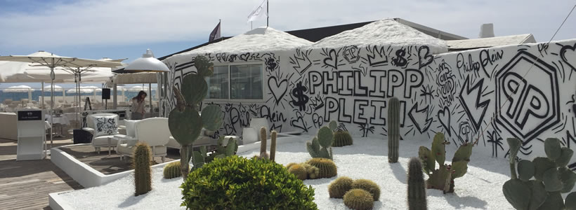 Philipp Plein temporary store Saint Tropez