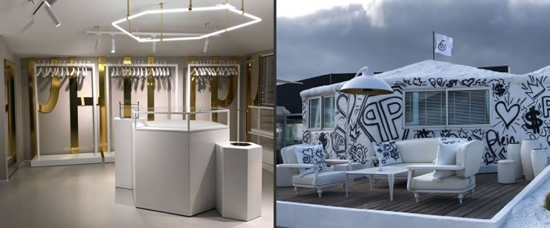 Philipp Plein temporary store Saint Tropez