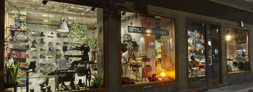 Piotr Płoski Smallna Design Studio designed Skin Stalowa Boutique Warsaw