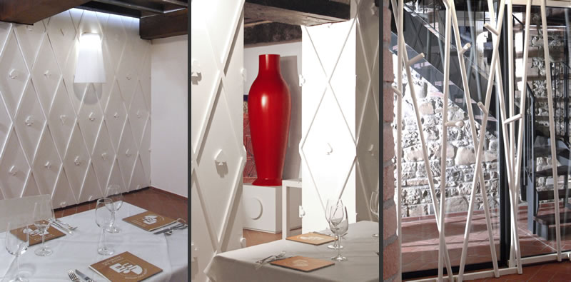 Studio Gariselli progetto Enoteca Nel Bosco
