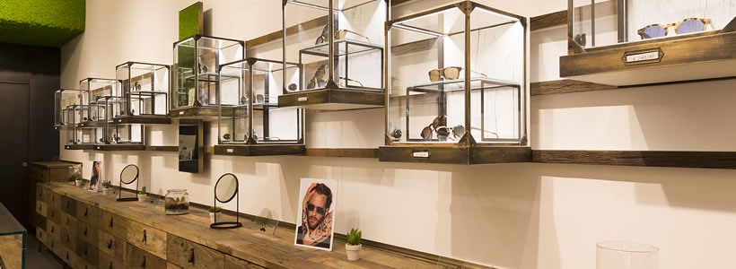 Francesco Zarbano progetta il flagship store David Marc Eyewear Roma