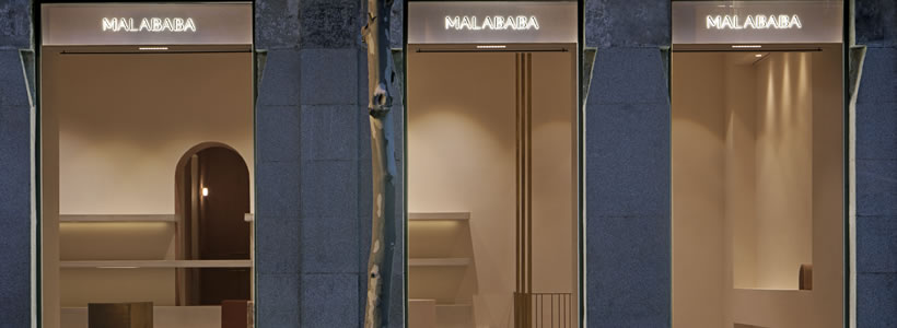Ciszak Dalmas Matteo Ferrari progetto negozio Malababa Madrid