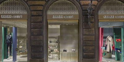 Nuova boutique a Firenze per GIORGIO ARMANI.