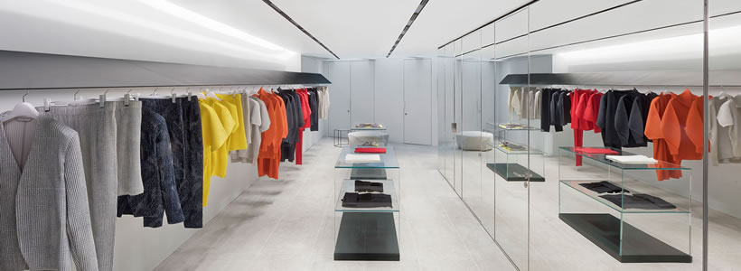 issey miyake boutique londra mayfair retail design Tokujin Yoshioka