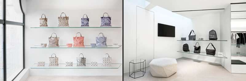issey miyake boutique londra mayfair retail design Tokujin Yoshioka