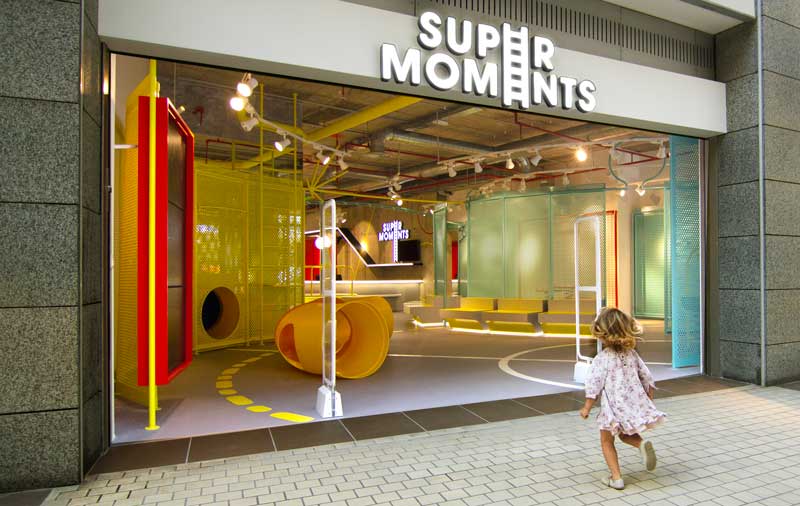 CULDESAC designs SUPERMOMENTS childrens retail space