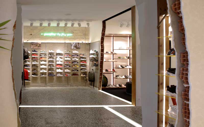 CuldeSac progetto negozio Legit sneakers Valencia