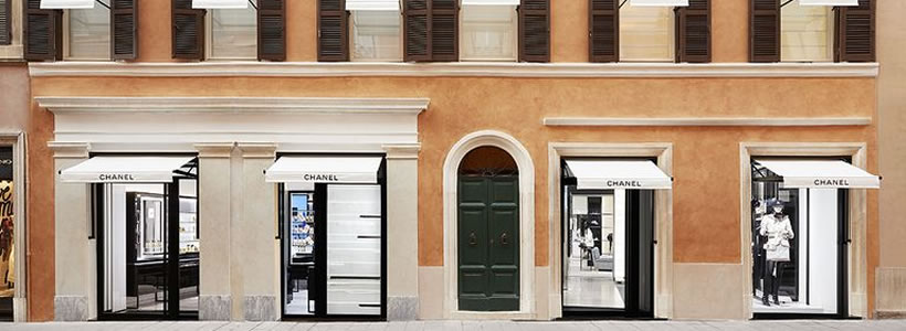 Peter Marino progetto boutique Chanel Roma via del Babuino