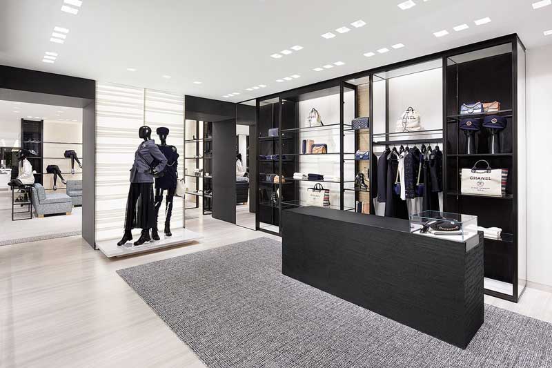 Peter Marino progetto boutique Chanel Roma via del Babuino