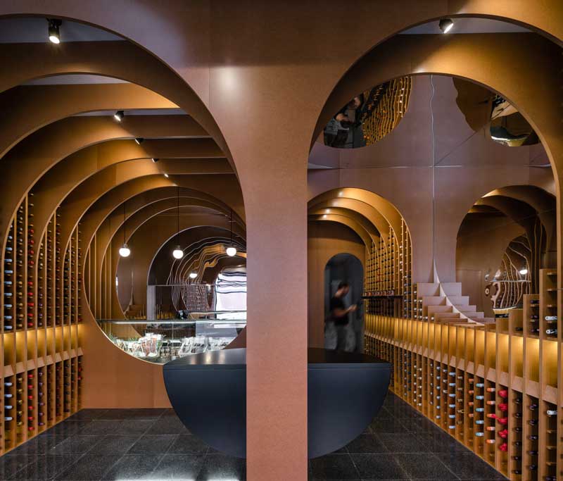VINOS & VIANDAS Wine Shop Valladolid by Zooco Estudio