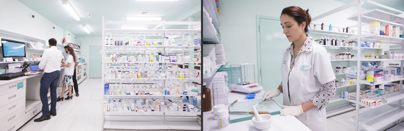 Sergio Mannino progetto Farmacia Medly New York