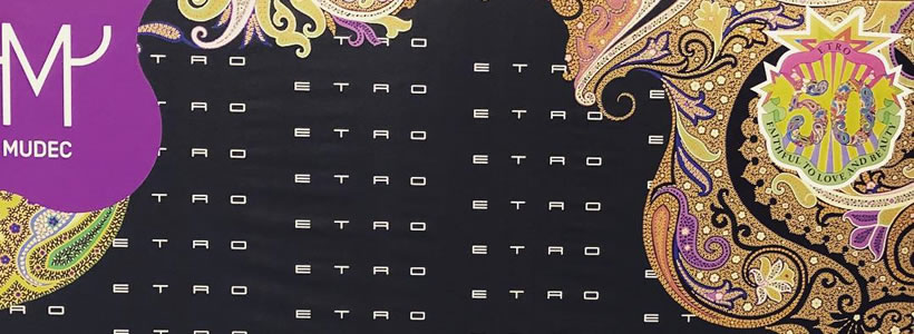Al MUDEC di Milano la mostra per i 50 anni di ETRO Generation Paisley
