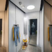 A perfect lighting concept for compact spaces to optimise the fitting room shopping experience.