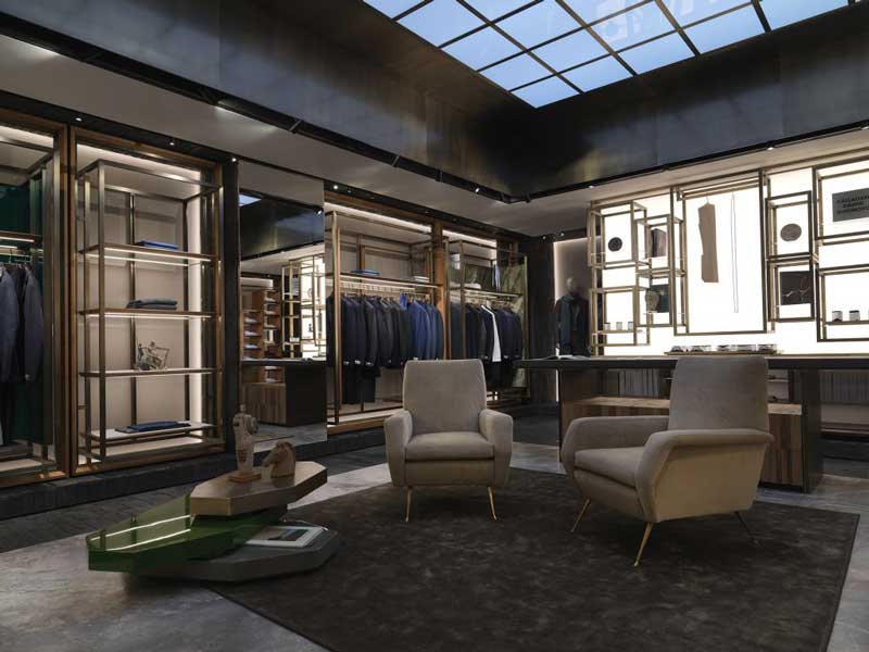 boutique Corneliani di Roma
