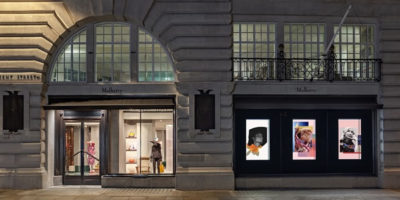 MULBERRY: un flagship store a Regent Street.