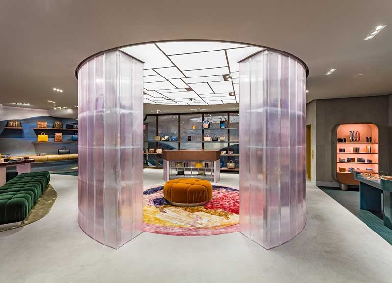 Mulberry flagship store Regent Street Londra
