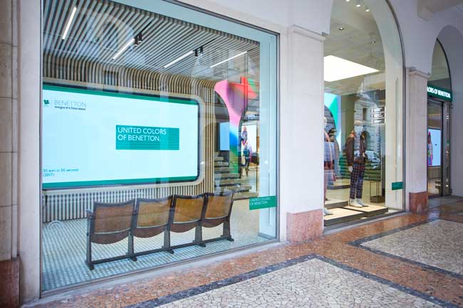 Il nuovo format dei negozi United Colors of Benetton entra in scena a Padova.