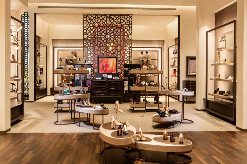 Dobas Ag interior design 51East Shoes and bags boutique Doha Qatar
