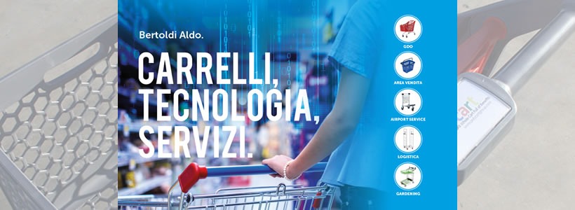carrelli della spesa nel segno della tecnologia
