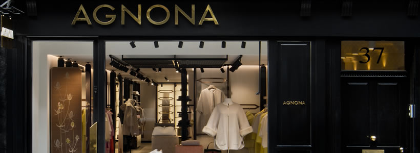 Ciarmoli Queda Studio concept design boutique Agnona Londra
