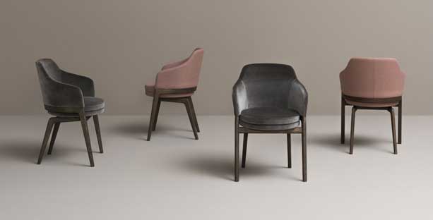 contract poltroncina Macaron design Laura Silvestrini