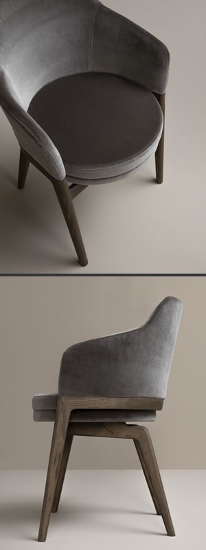 contract poltroncina Macaron design Laura Silvestrini