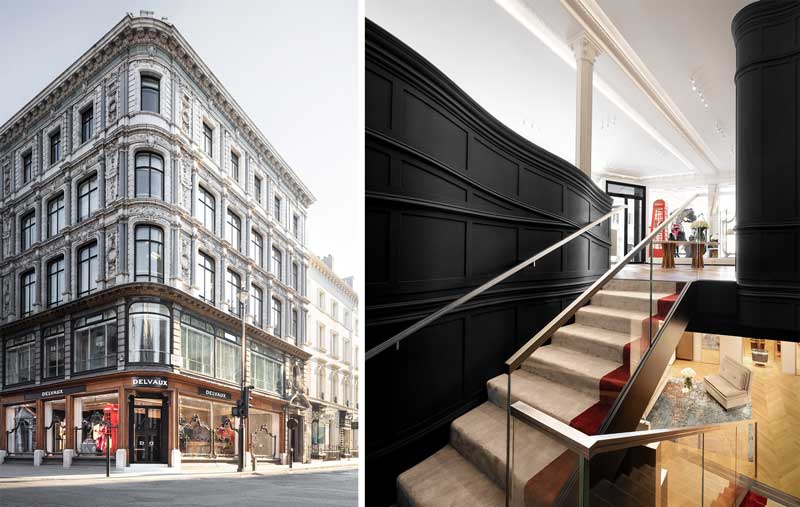 boutique Delvaux Londra progetto Vudafieri Saverino Partners