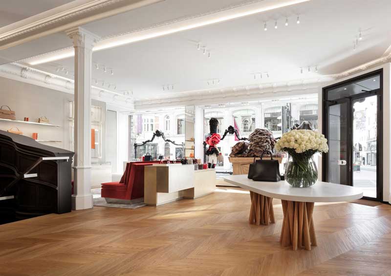 boutique Delvaux Londra progetto Vudafieri Saverino Partners
