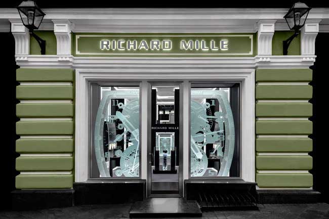 la boutique Richard Mille di Mosca