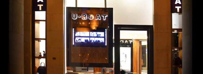 U-BOAT: una boutique nel centro finanziario di Beirut.