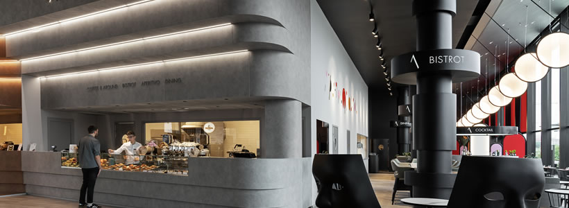 Fabio Novembre sceglie HI-MACS® per il progetto del ristorante di Heinz Beck, a City Life