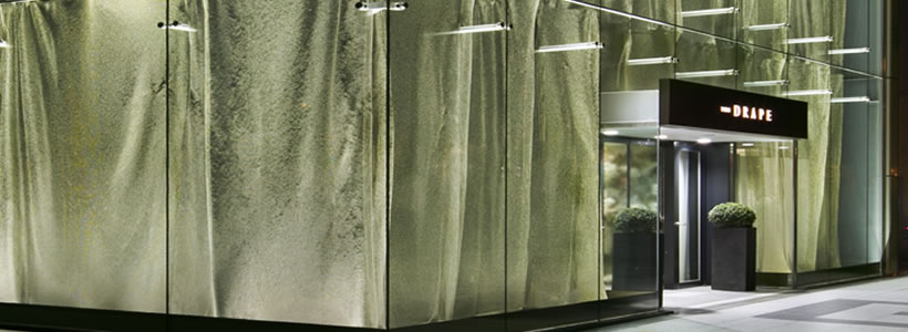 Garde progetto retail design The Drape Osaka