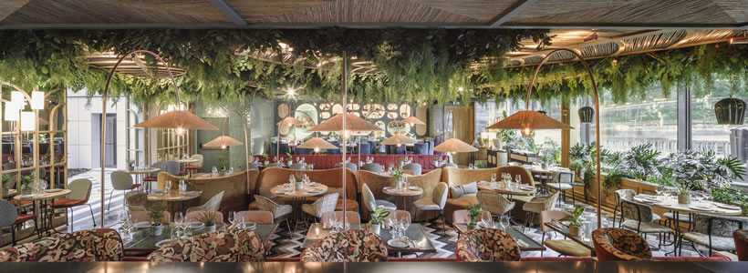 Proyecto Singular interior design ristorante Botania Madrid