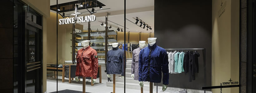 Il concept della boutique Stone Island