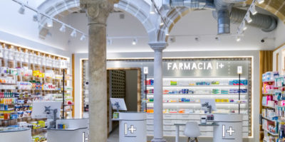 I+ Prada, The Flagship of the Farmacia I+ chain