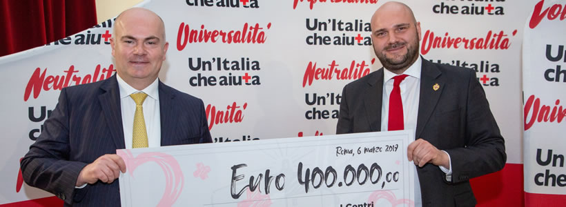 Centri Commerciali Croce Rossa Italiana charity e solidarietà