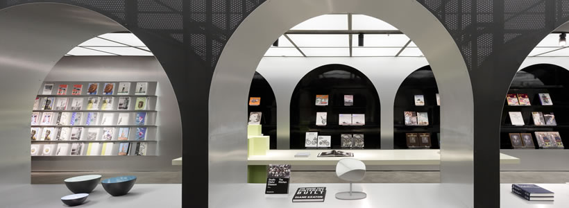 HARBOOK Bookstore in Hangzhou with large arches and book displays