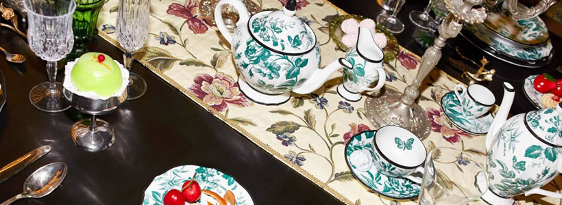 collezioni di arredi per la casa della linea Gucci Décor
