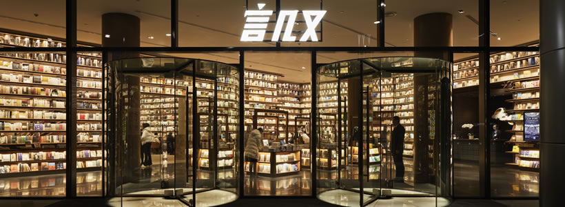 Tomoko Ikegai progetto interior design libreria yjy maike