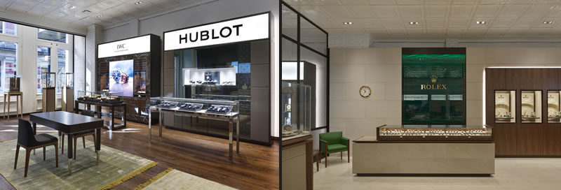 flagship store Watches of Switzerland Soho - Architectural and interior design consultancy  CAPELO & MNA